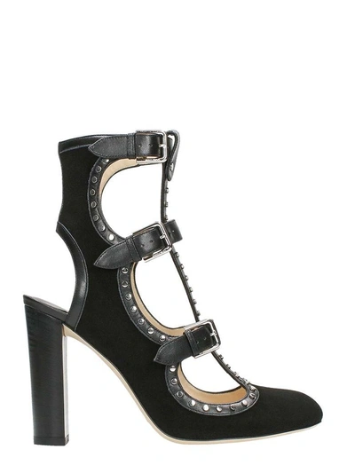 Shop Jimmy Choo Hensely 100 Booties In Black