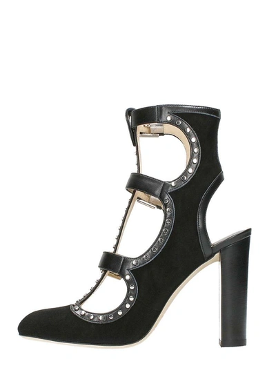 Shop Jimmy Choo Hensely 100 Booties In Black