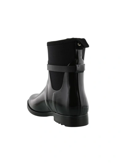 Shop Michael Kors Charm Rain Boot In Black