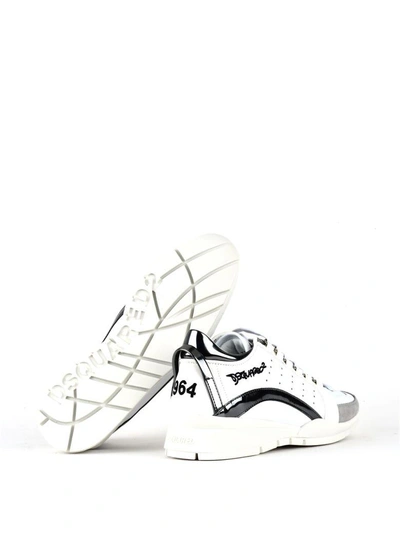 Shop Dsquared2 Dsquared Sneakers In Bianco
