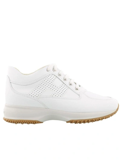 Shop Hogan Interactive Sneakers In White