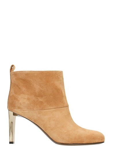 Shop Golden Goose Elsa Suede Boots In Leather Color