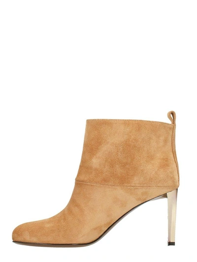 Shop Golden Goose Elsa Suede Boots In Leather Color