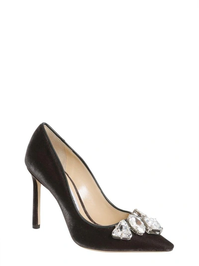 Shop Jimmy Choo Marvel Pumps In Antracite