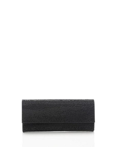 Shop Judith Leiber Ritz Fizz Crystal Clutch Bag, Silver Dark Indigo In Jet