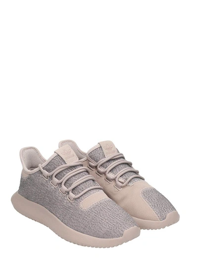 Shop Adidas Originals Grey Vapour Grey Tubular Shadow Sneakers