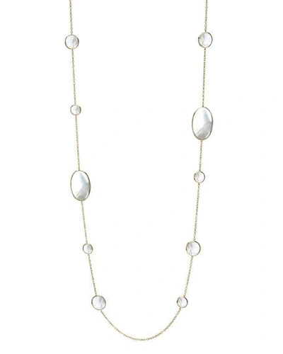 Shop Ippolita Mother-of-pearl Chain Necklace In Mother Of Pearl