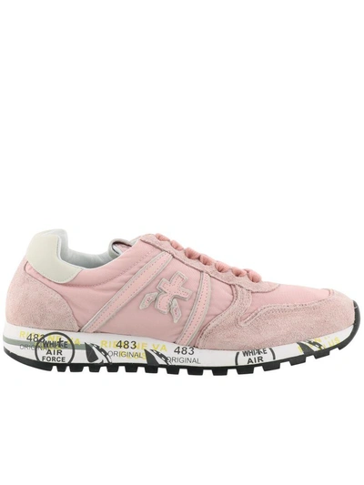 Shop Premiata Sky Sneakers In Pink