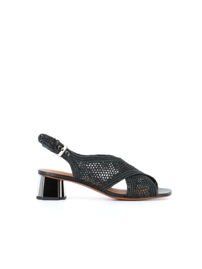 Shop Robert Clergerie Sandal "laorap" In Black