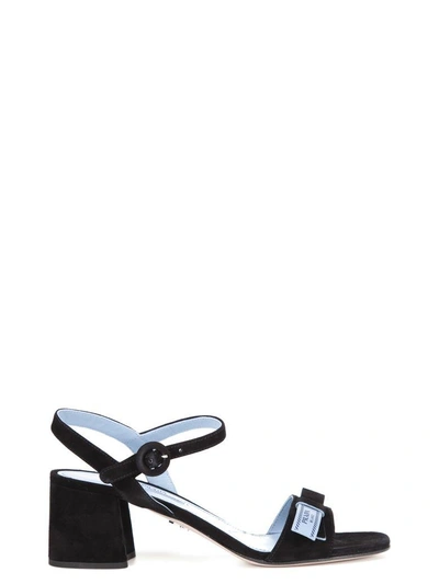 Shop Prada Etiquette Sandals In F0002