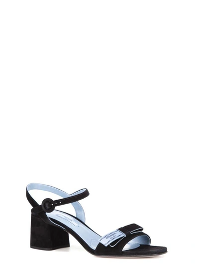 Shop Prada Etiquette Sandals In F0002