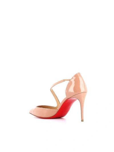 Shop Christian Louboutin Pump Jumping 85 In Nude