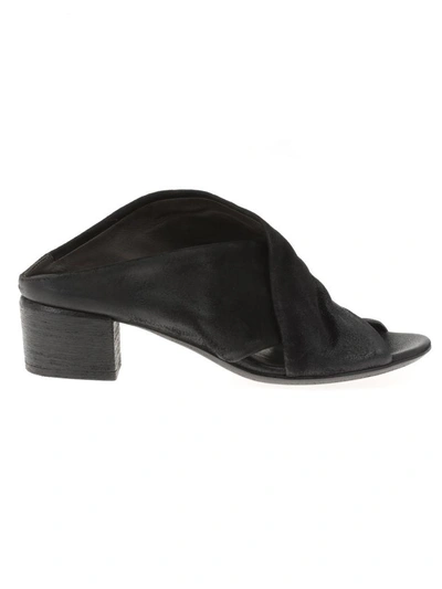 Shop Marsèll Leather Sandal In Black