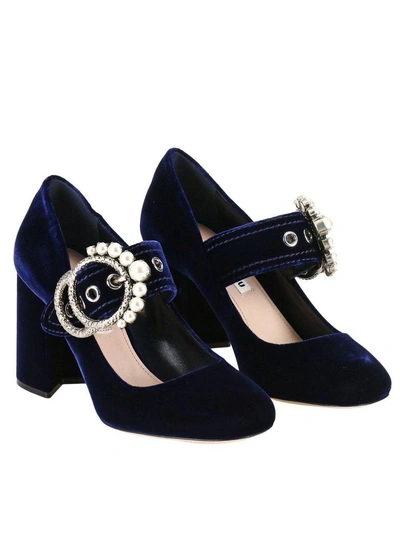 Shop Miu Miu Pumps Shoes Women  In Blue