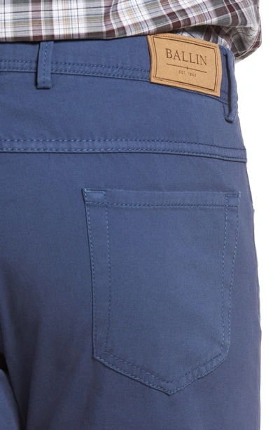 Shop Ballin 'crescent' Pima Cotton Pants In Cadet Blue