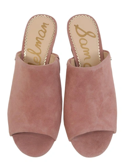 Shop Sam Edelman Rheta Mules Sandals In Rosa