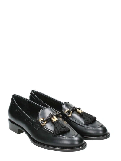 Shop Giuseppe Zanotti Jean-pierre Tassel Loafers In Black