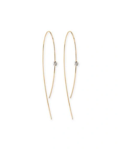 Shop Lana Hooked On Hoops With Diamonds In Rose Gold