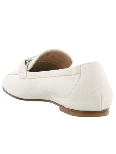 Shop Tod's Double T Loafer In White