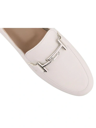 Shop Tod's Double T Loafer In White