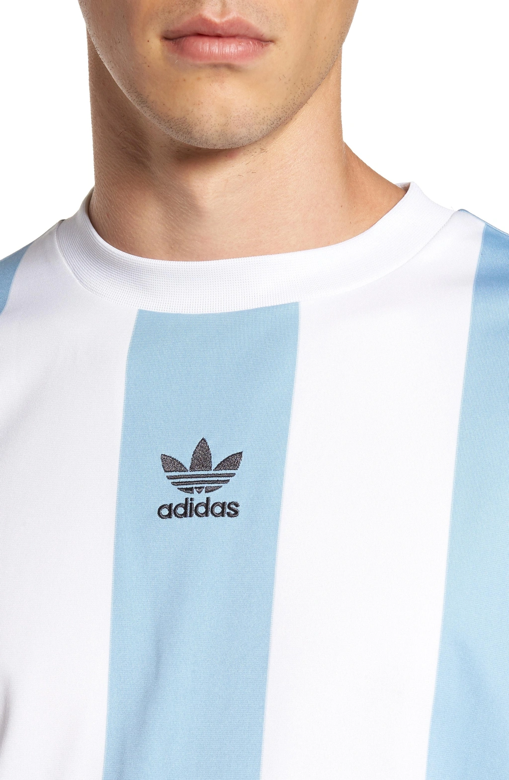 Adidas Originals Originals Rival Goalie T shirt In Ash Grey White ModeSens