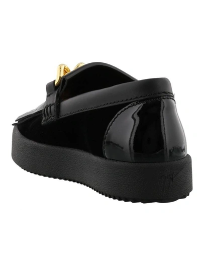 Shop Giuseppe Zanotti May London Loafer In Black
