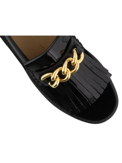 Shop Giuseppe Zanotti May London Loafer In Black