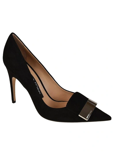 Shop Sergio Rossi Sr1 Pumps In Black