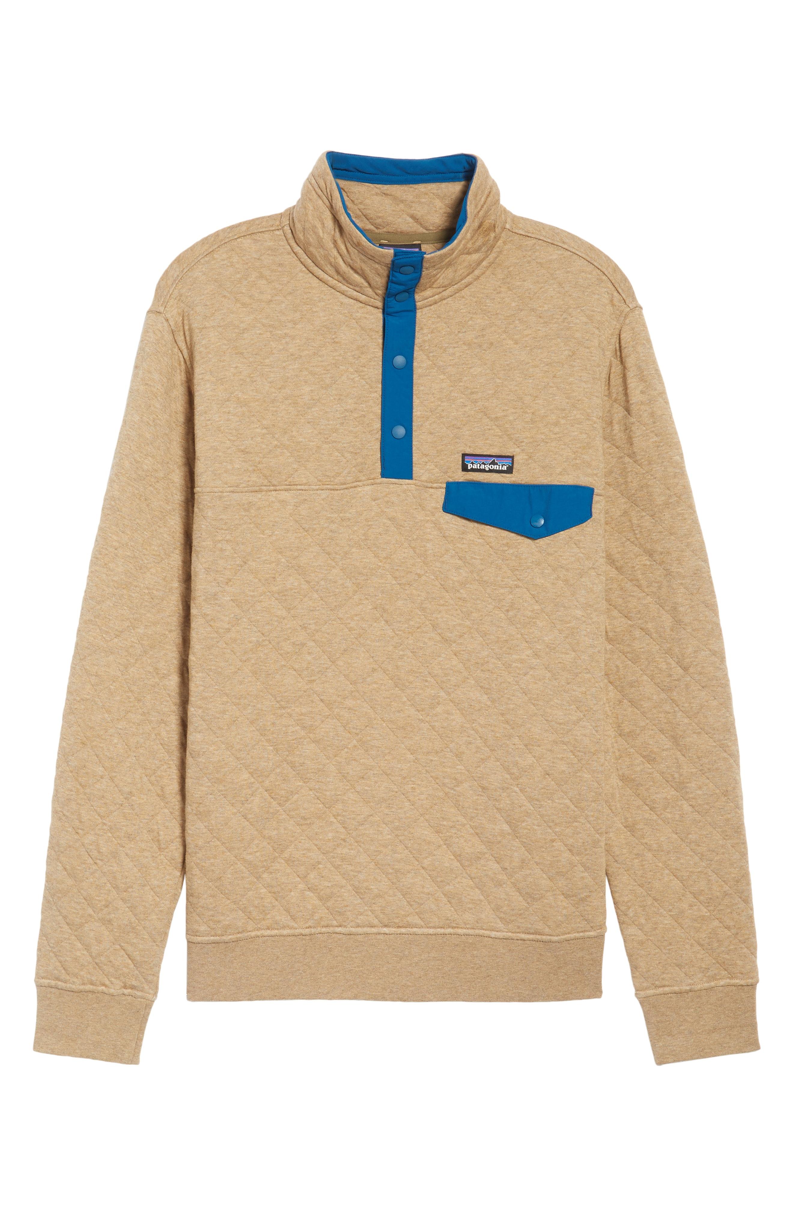 Patagonia Snapt Quilted Fleece Pullover In Mojave Khaki ModeSens