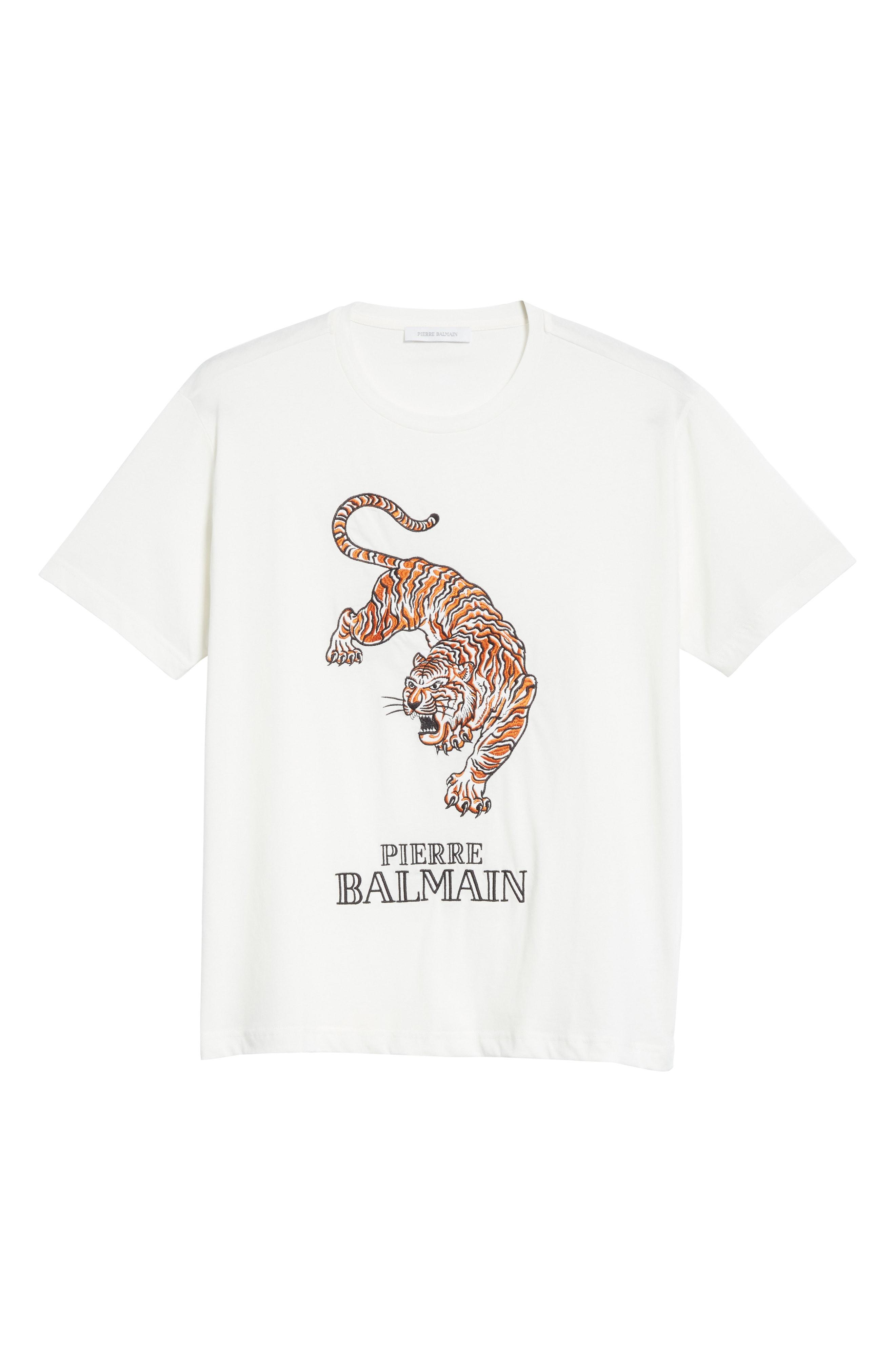 balmain tiger t shirt