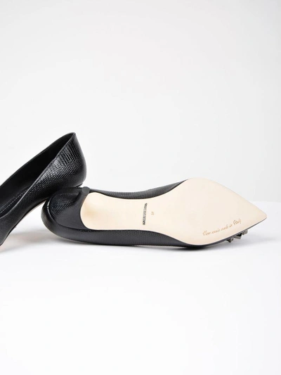 Shop Dolce & Gabbana Iguana Pumps In Nero