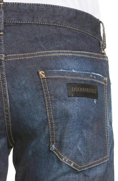 Shop Dsquared2 Slim Nothing Jeans In Blue