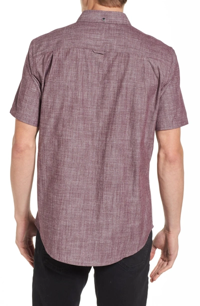 Shop Hurley O & O 3.0 Woven Shirt In Mahogany