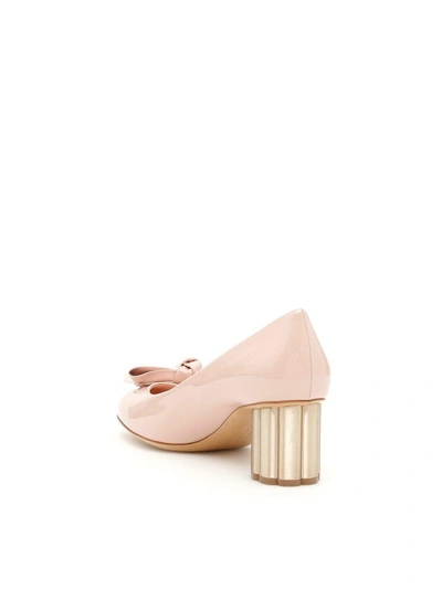 Shop Ferragamo Patent Avola Pumps In Bonbon|rosa