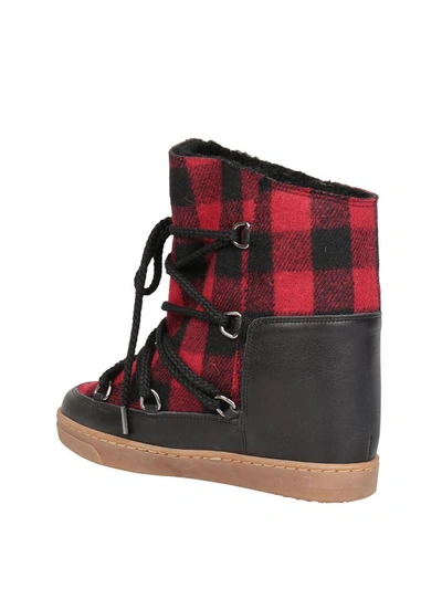 Shop Isabel Marant Nowles Boots In Rosso