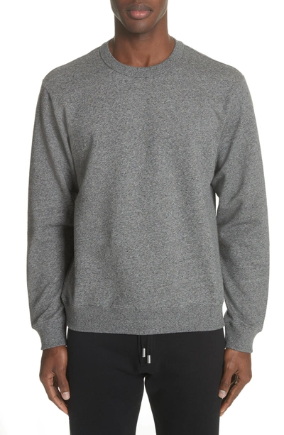 Shop Kenzo Logo Crewneck Sweatshirt In Anthracite