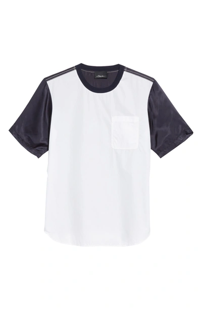 Shop 3.1 Phillip Lim / フィリップ リム Colorblock Rayon & Cotton T-shirt In White