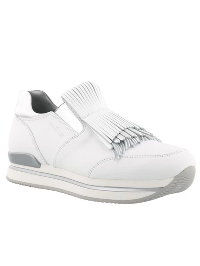 Shop Hogan H222 Sneaker In Silver-white