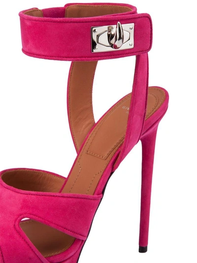 Shop Givenchy Sandals In Fucsia