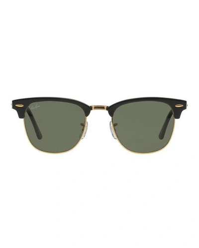 Shop Ray Ban Clubmaster&reg; Monochromatic Sunglasses In W0365 Blac