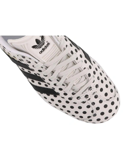 Shop Adidas Originals Gazelle Sneaker In White-black