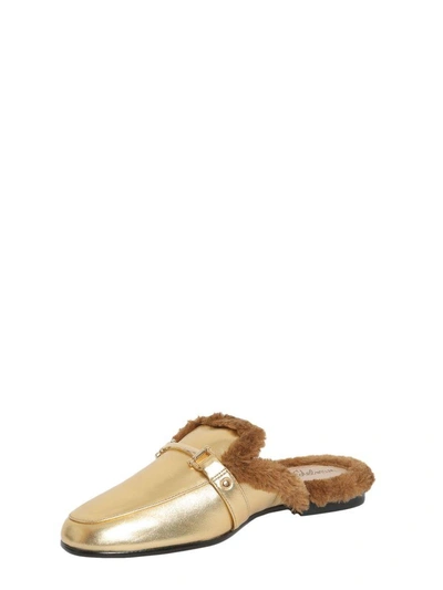 Shop Sam Edelman Danica Slippers In Oro