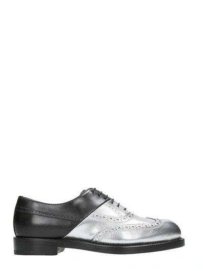 Shop Pierre Hardy Twin Perfored Oxford Shoes In Black