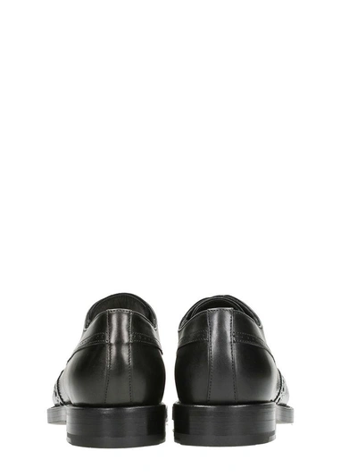 Shop Pierre Hardy Twin Perfored Oxford Shoes In Black