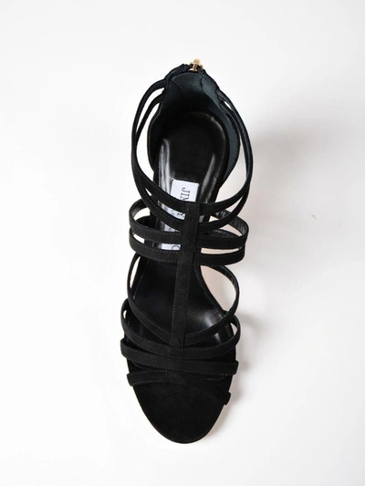 Shop Jimmy Choo Selina Sandals In Black