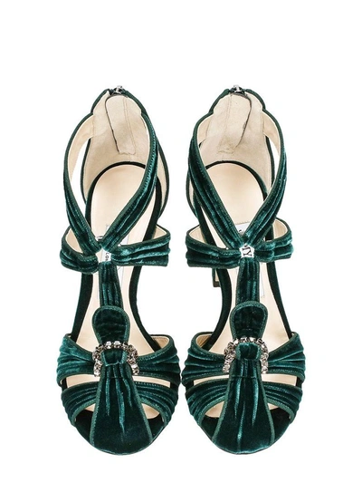 Shop Jimmy Choo Krissy Sandals In Green