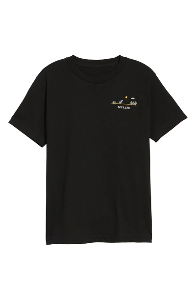 Shop Altru Dino Offline T-shirt In Black
