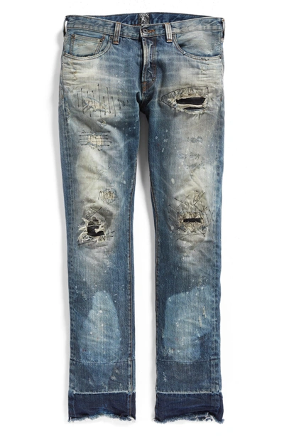 Shop Prps Demon Slim Straight Leg Jeans In Indigo