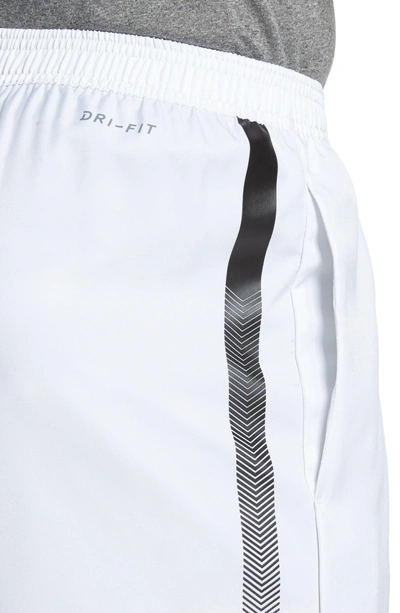 Shop Nike Tennis Shorts In White/ Black