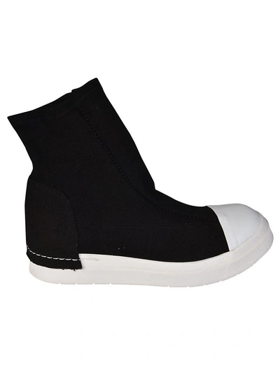 Shop Cinzia Araia Contrast Sneaker Boots In Nero